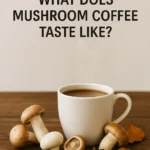 what does mushroom coffee taste like