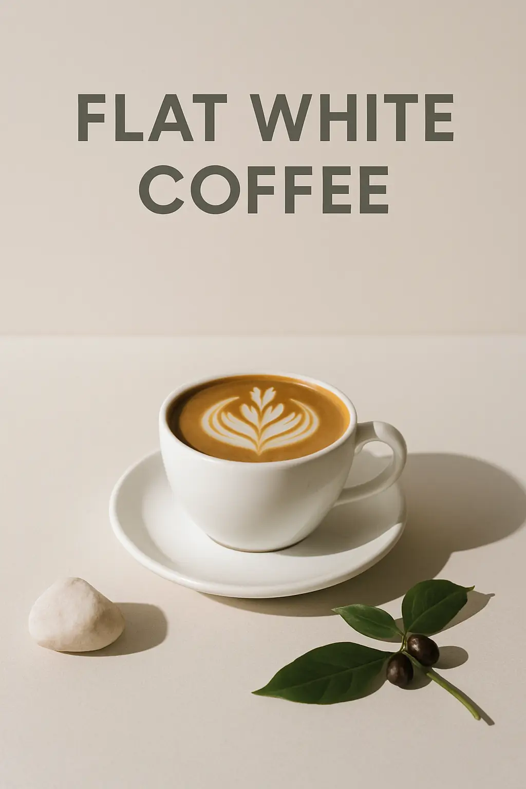 what is flat white coffee