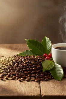 what is coffee made of