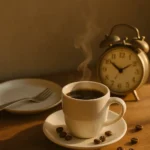 does coffeee break fast?