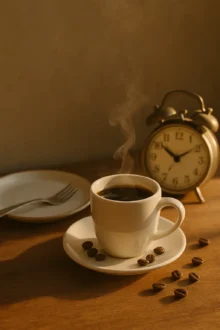 does coffeee break fast?
