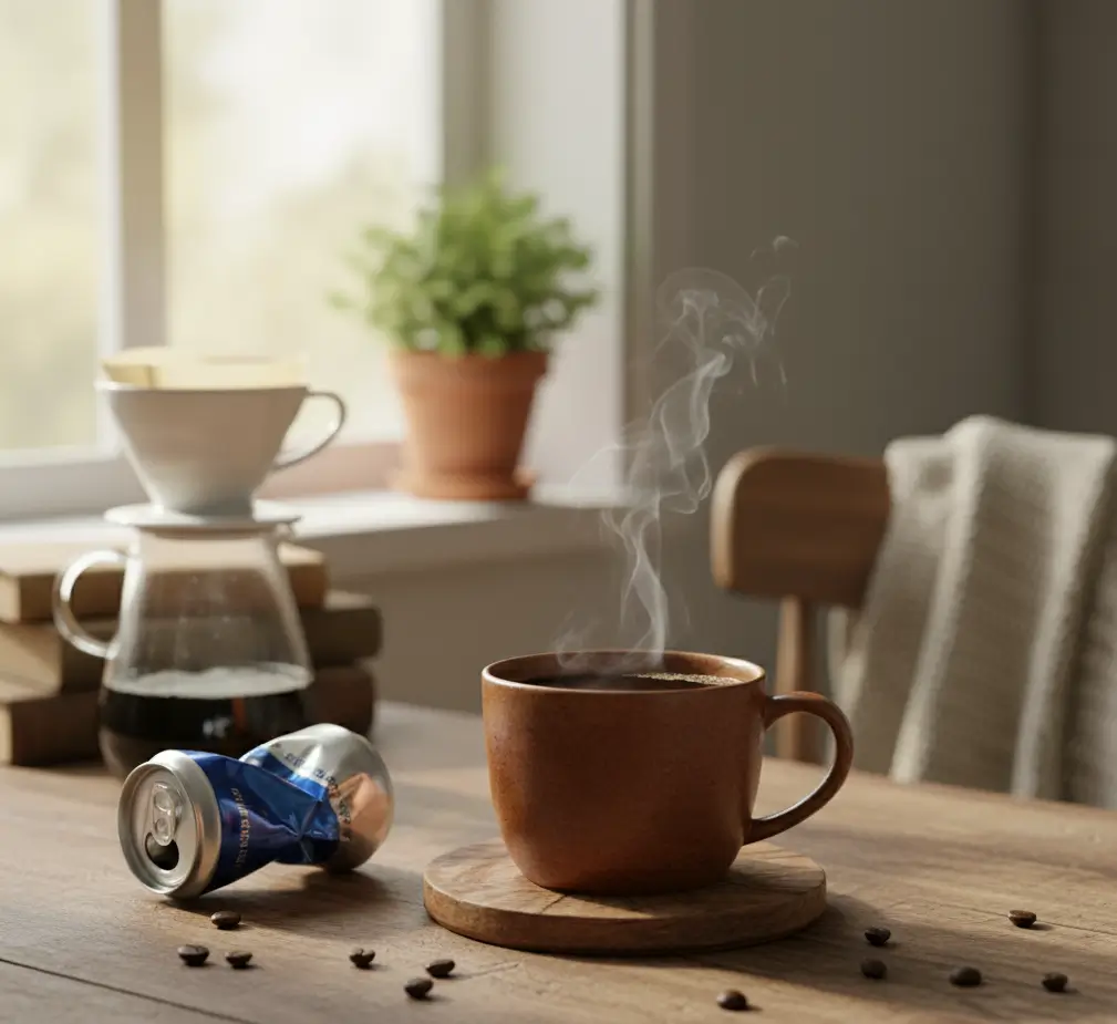 why is coffee better than energy drinks